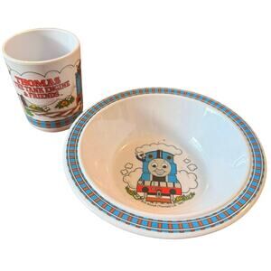 Vintage 1992 Eden Britt Allcroft Ltd Thomas The Tank Engine and Friends Bowl Cup